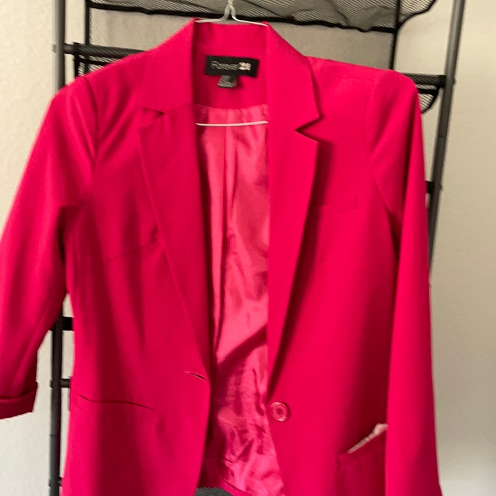 Hot pink blazer